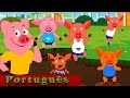 Cinco pequenos porquinhos|Crianças canções|compilação de canções para crianças