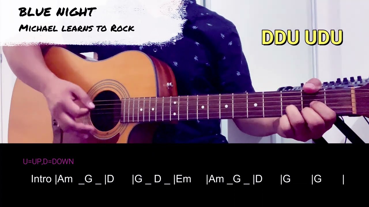 Blue Night - Michael Learns To Rock |Easy Guitar Tutorial |
