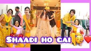 Shaadi ho gai 📣📣💕 #vlog #wedding #shaadi