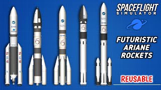 How To Build ESA All Ariane 6 Rockets In Spaceflight Simulator | Reusable Spacecraft & Rocket How To Build ESA All Ariane 6 Rockets In Spaceflight Simulator | Reusable Spacecraft & Rocket