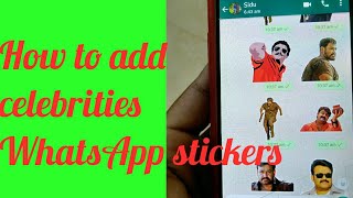 How to add Celebrities WhatsApp stickers in WhatsApp messenger app screenshot 2