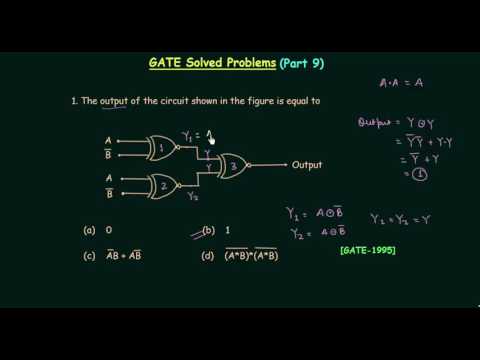 GATE Solved Problems (1995) | Logic Gates | Digital Electronics