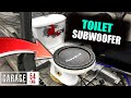 Using a toilet as a subwoofer box