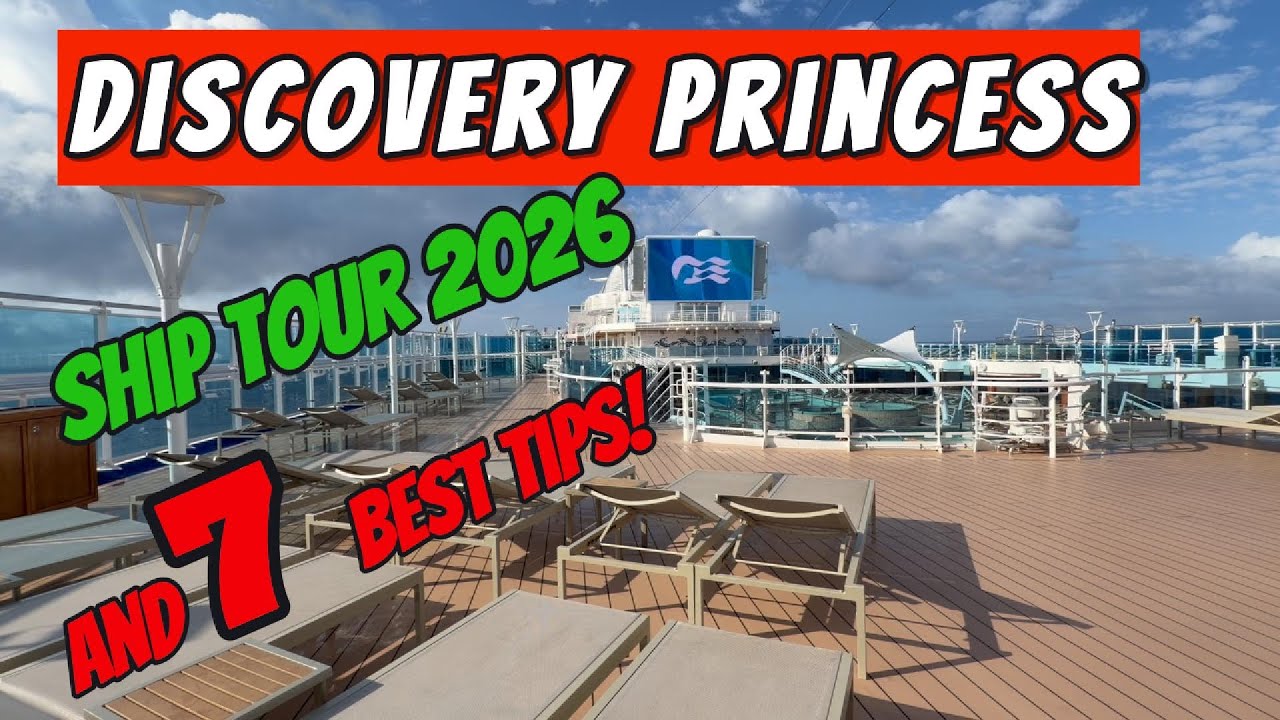 Discovery Princess Full Ship Tour & 7 Essential Tips