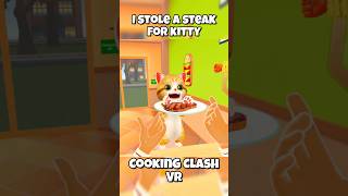 I STOLE a Steak for KITTY 🐱 #cookingclash