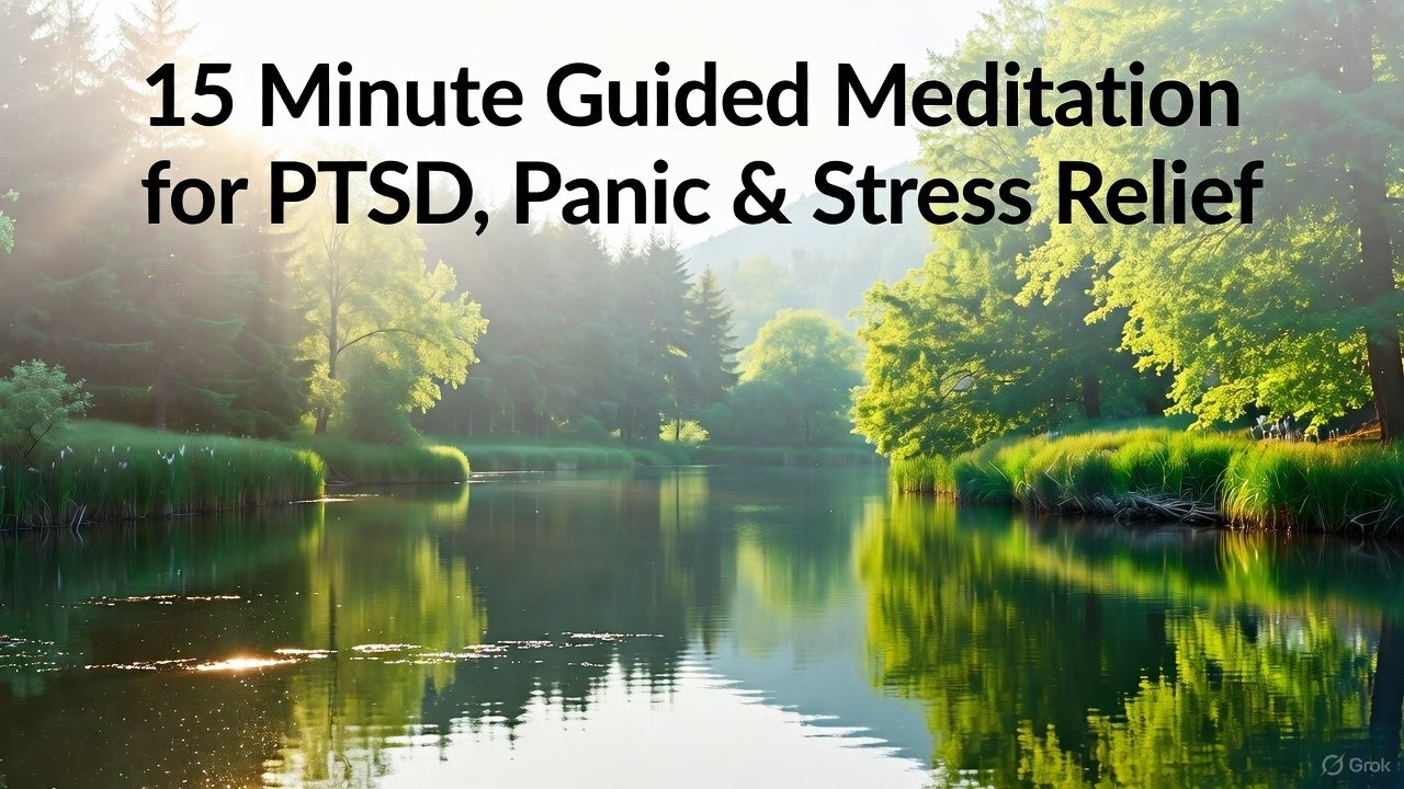 15 Minute Guided Meditation for PTSD, Panic and Stress Relief - YouTube