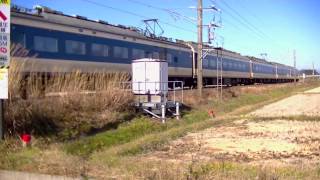 583系 [臨時] 京都ー弘前 復路 奥羽本線 南能代信〜東能代 2014 1123