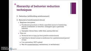 Behavior Reduction Procedures Behavior Reduction Part 3 D5 D6