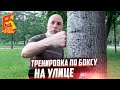 РЕЗКИЙ и СИЛЬНЫЙ удар. Тренировка по боксу на улице. Александр Степнов, бокс.