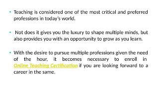 Apply For Online Teaching Certification in Wisconsin
