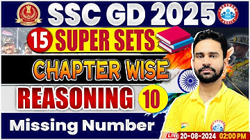 SSC GD 2025 | Missing Number Reasoning Class | SSC GD Reasoning Super Sets | By Rahul Sir