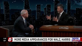 Walz media blitz leads to laughs, misstatement about paid family leave