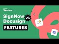 Signnow vs docusign  features