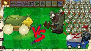 Plants vs Zombies hack - 3 COP CANNON vs all Zombies screenshot 3