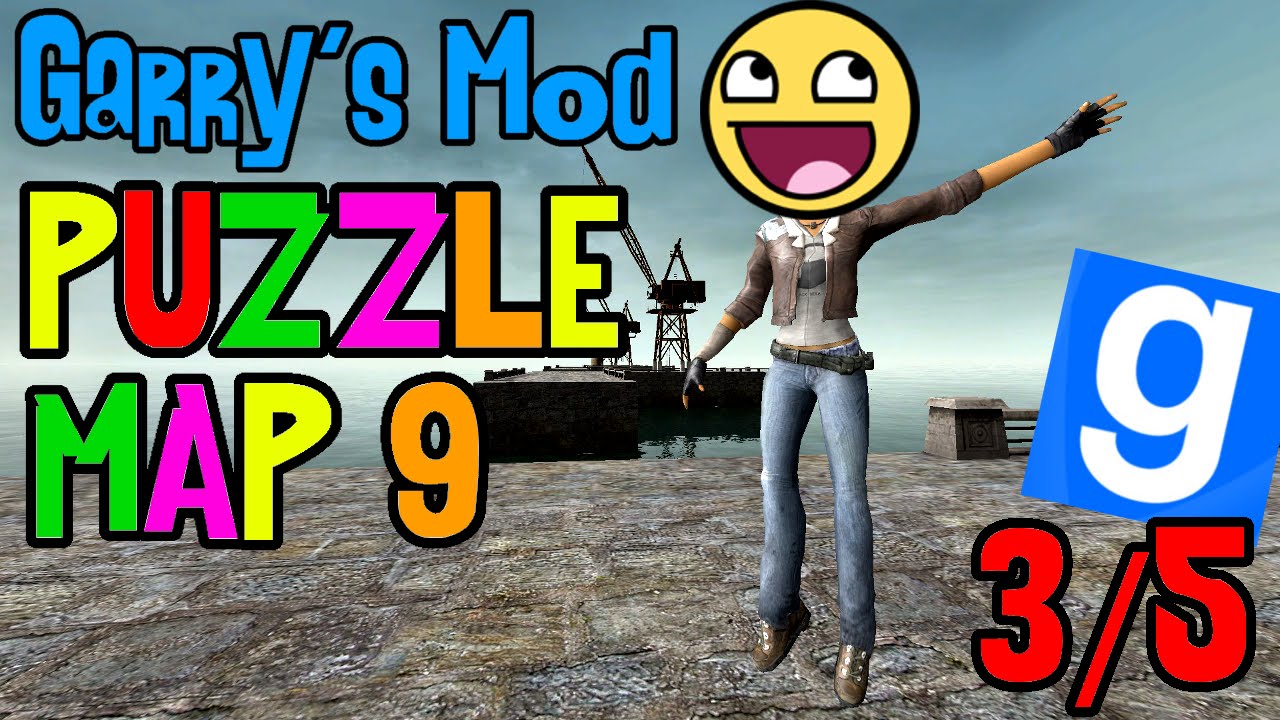 Garry's mod: Puzzle Map 9 [Część 3/5] - SKOK ADMIROSA! /Zagrajmy w