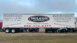 One Month Review At McLeod Express 10/10 #truckingvlog #McLeodexpress #subscribetomychannel