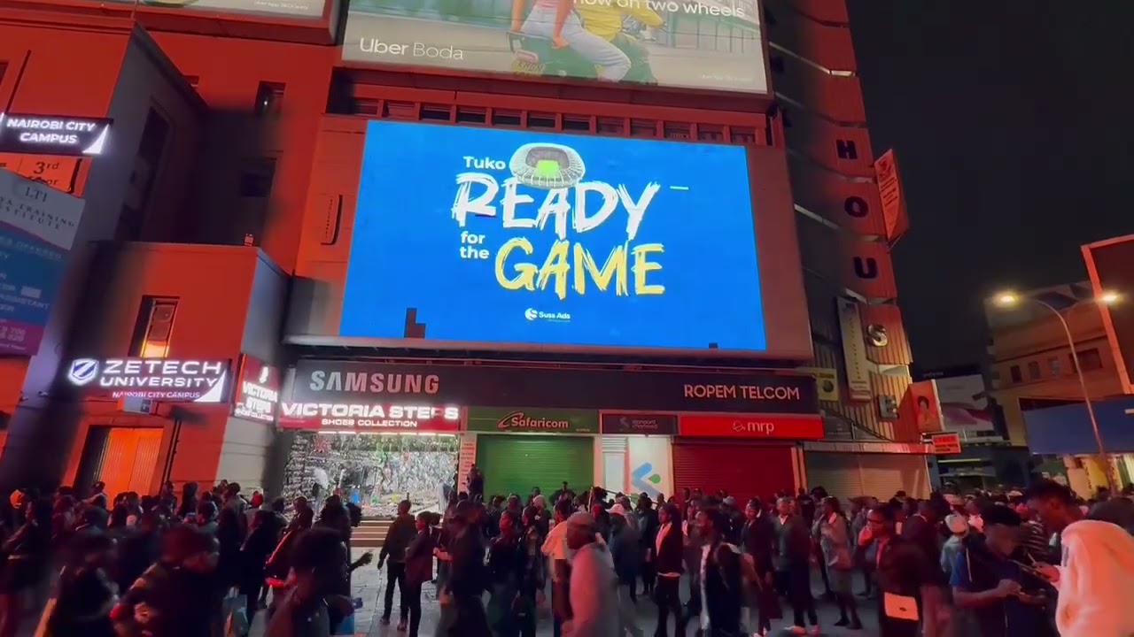 Tuko Ready for the Game – Live CHAN Football Moments on pDOOH Screens by Suss Ads