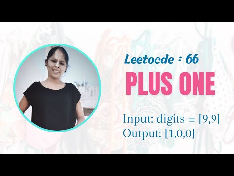 Leetcode : 66 || Plus One || @codewithanusha