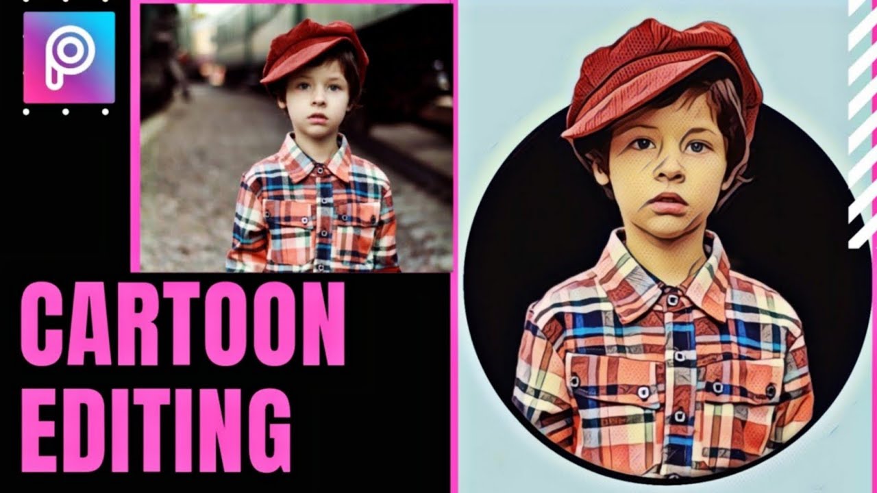 Picsart Portrait Cartoon Photo Editing Tutorial | Picsart Tutorial | R ...