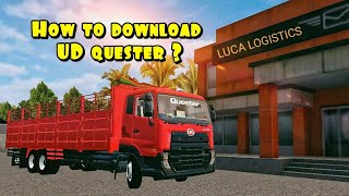 How to download UD QUESTER Tronton bussid  mod screenshot 2