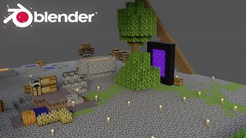 How to Import Minecraft Worlds Into Blender in 1 Minute!