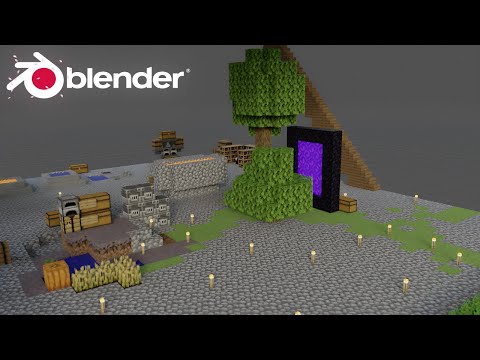 How to Import Minecraft Worlds Into Blender in 1 Minute!