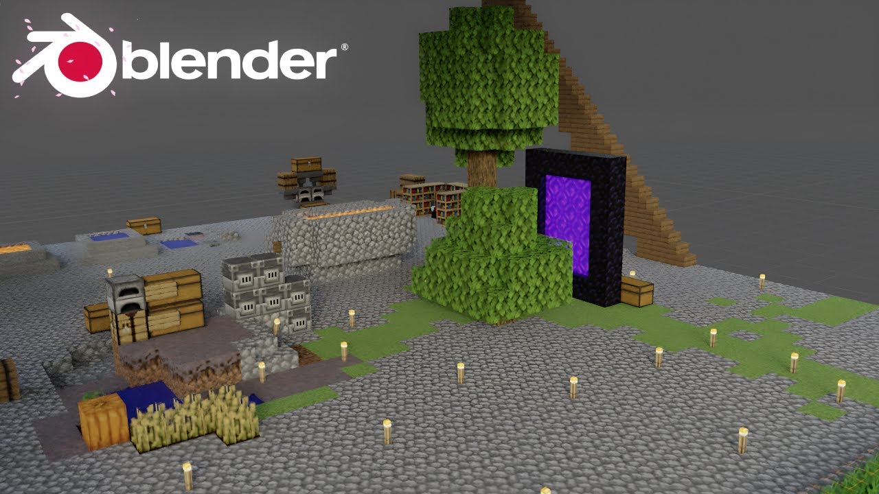 How to Import Minecraft Worlds Into Blender in 1 Minute! - YouTube