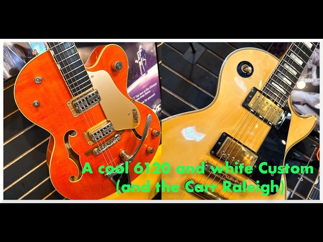 A cool 6120 and white Custom (and the Carr Raleigh) - YouTube
