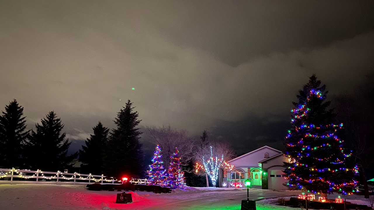 Christmas Lights, Airdrie, AB 12/20/20 YouTube