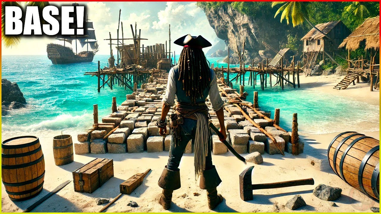 I'm Addicted to This NEW Pirate Survival Game - Crosswind Gameplay [E9]