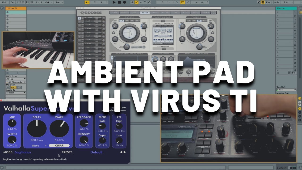 How to Make Ambient Pads with Access Virus TI | Synth Tutorial