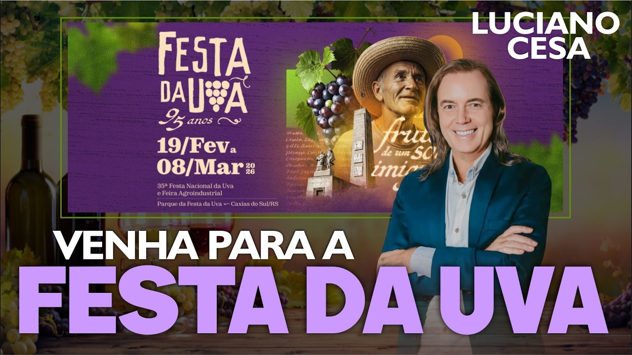 FESTA da UVA. CAXIAS do SUL/RS. LUCIANO CESA. Compartilhem!