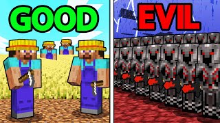 200 Players Simulate GOOD VS EVIL Civilization in Minecraft (FULL MOVIE)