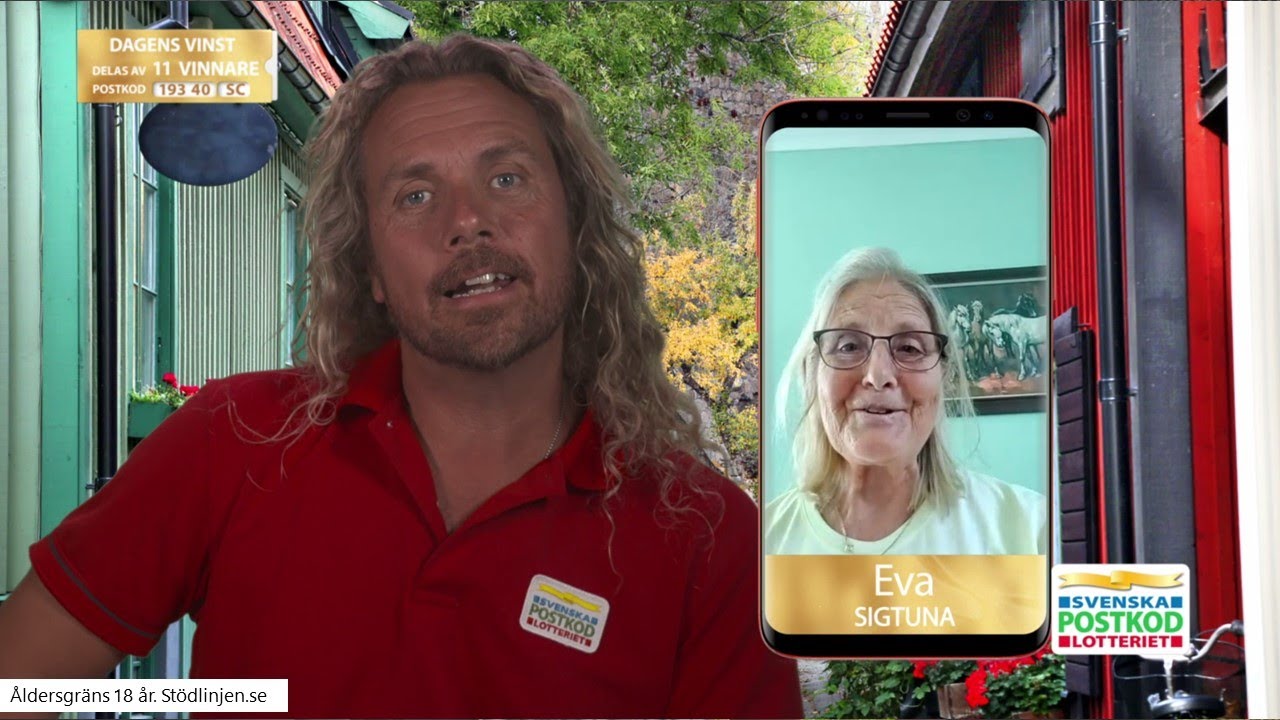 Kicken ringer upp glada vinnare i Sigtuna - Postkodlotteriet