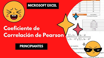 ¿Cómo calcular el coeficiente de correlación de PEARSON pasos en Microsoft Excel?