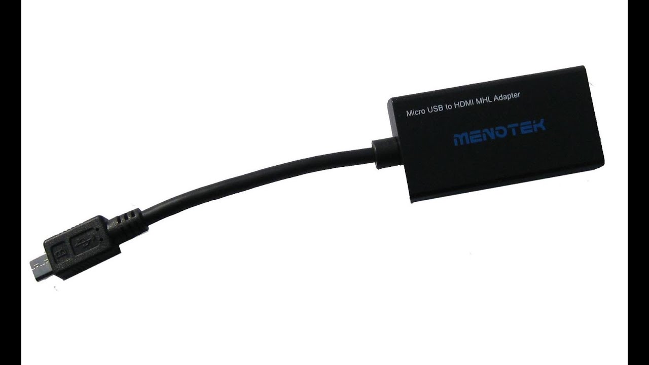 Micro USB to HDMI MHL Adapter by Monoprice - 1080p Resolution, 7.1 Surround  Sound HDTV 