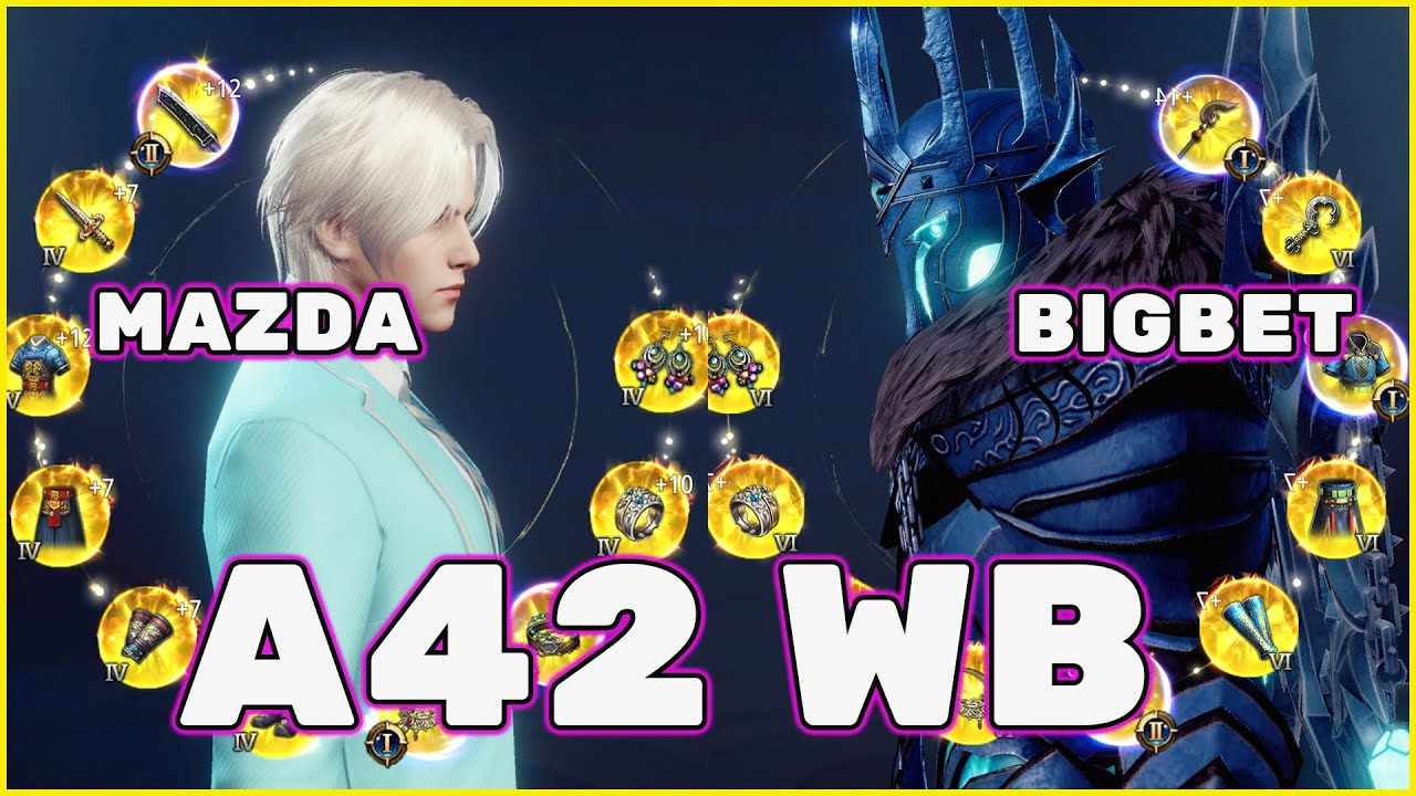 TOP4 WARRIOR OLD MAZDA VS TOP4 LANCER BIGBET AT A42 WORLD BOSS | FAMOUS FAM VS HOF RSISTANCE | MIR4