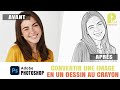 convertir une image en un dessin au crayon