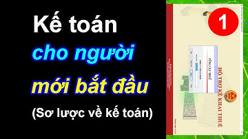 Kế toán cho người mới bắt đầu - chủ DN - người học trái ngành - người mất gốc (Tập 1)
