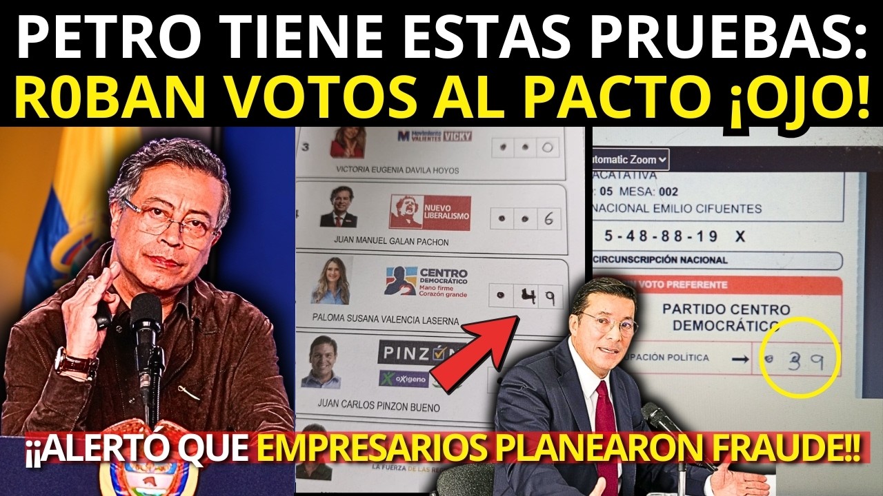 ATENCIÓN 🚨¡PETRO ORDENÓ EJÉRCITO De ABOGADOS Para RECUPERAR VOTOS Del Pacto! ¡Tiene ESTAS PRUEBAS!