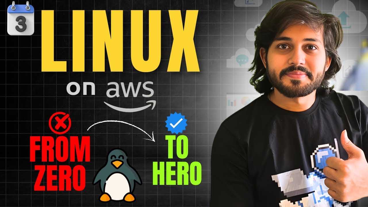 Day 3 | Amazon Linux on AWS EC2 (Hands-On) | Linux Zero to Hero - YouTube