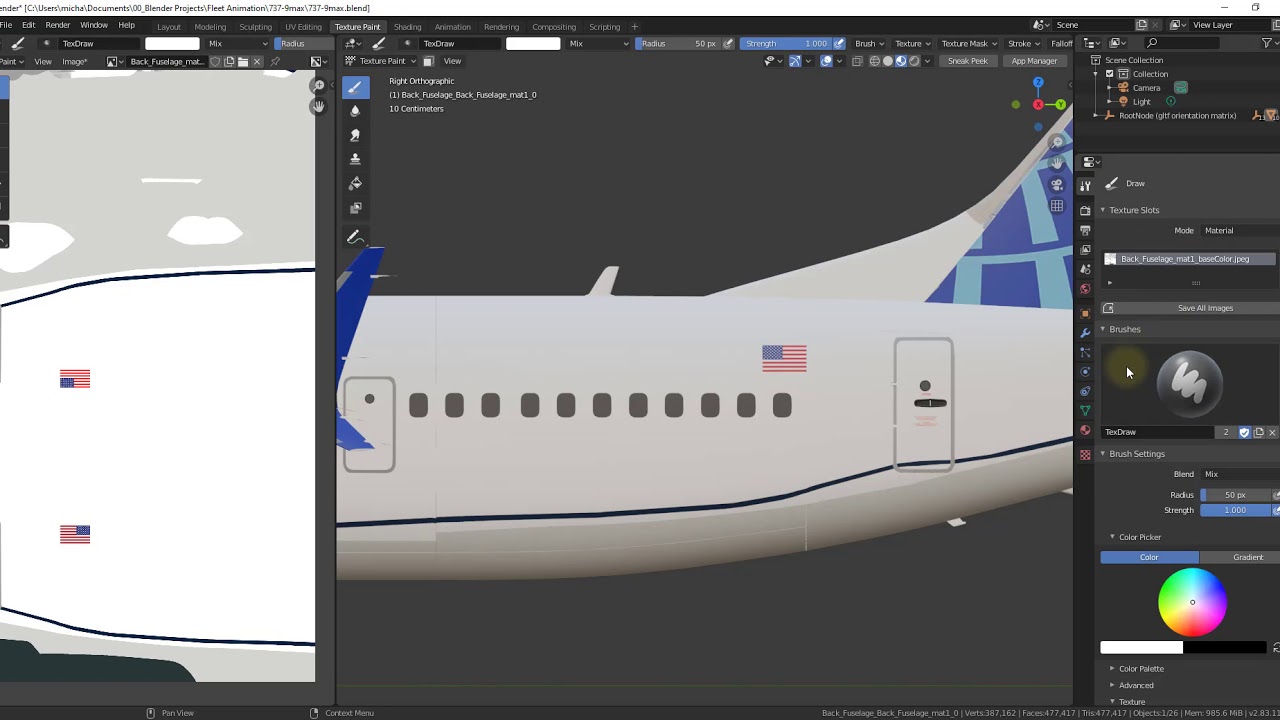 Blender 2.8 How to stencil text or images on your 3d model - YouTube