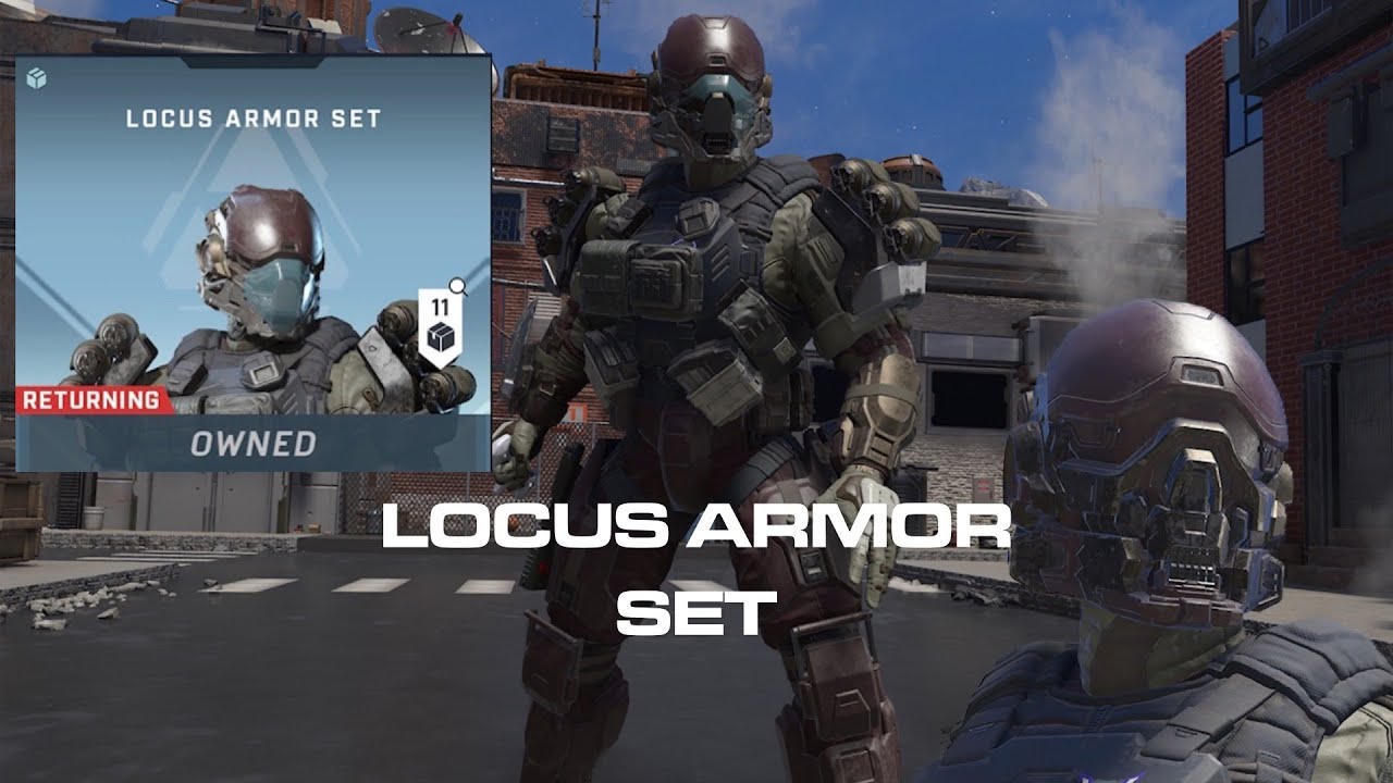 Locust Helmet is back! Locus Armor Set Halo Infinite Store YouTube
