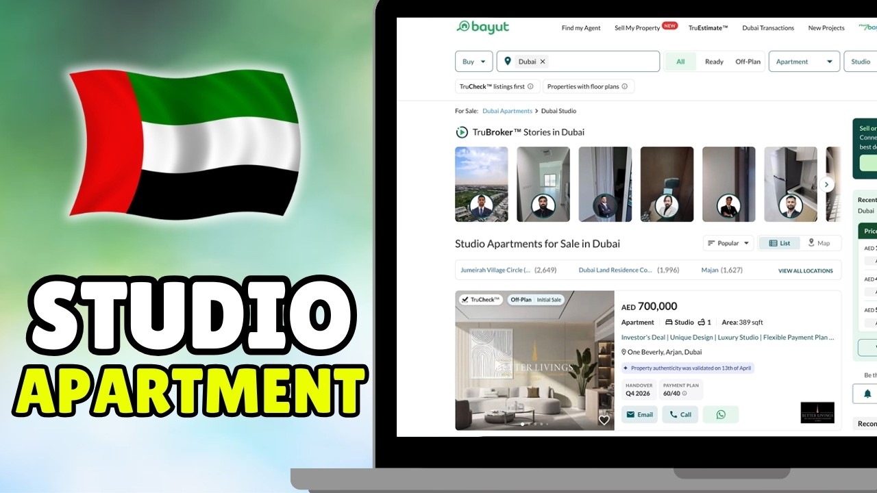 How To Find & Buy A Studio Apartment In Dubai (2026) - Best Dubai Deira ...