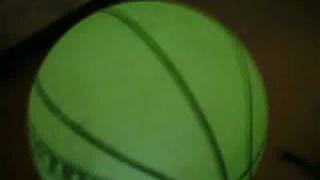Glow in the dark basketball