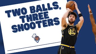 Two Balls, Three Shooters Basketball Shooting Drill screenshot 5