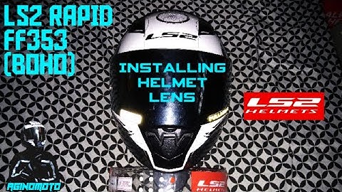 LS2 Rapid Visor / Lens Installation, Uninstalling, LS2 Helmets