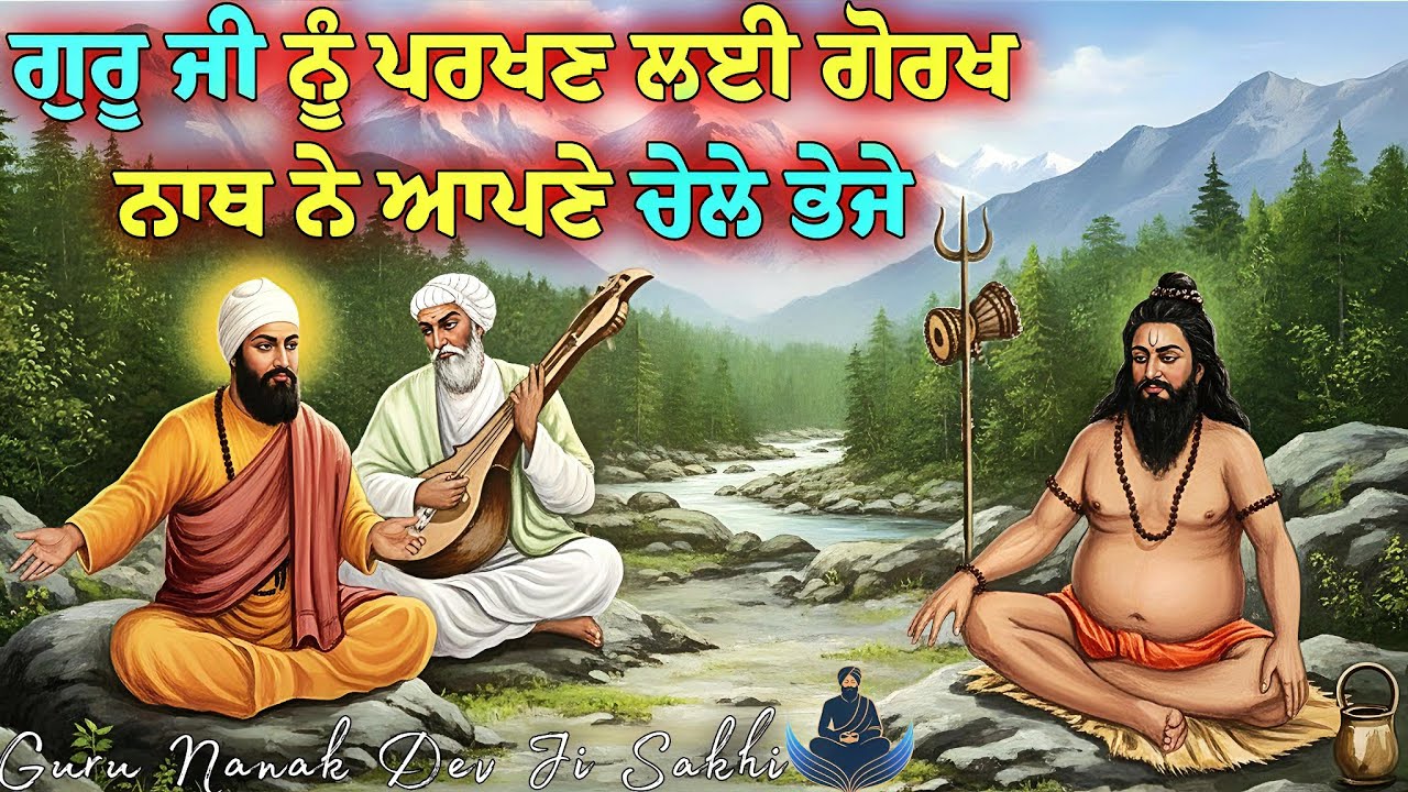ਗੁਰੂ ਜੀ ਨੂੰ ਪਰਖਣ ਲਈ ਗੋਰਖ ਨਾਥ ਨੇ ਆਪਣੇ ਚੇਲੇ ਭੇਜੇ || Guru Nanak Dev Ji