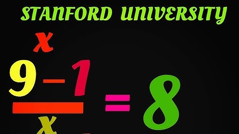 CAN YOU PASS STANFORD UNIVERSITY INTERVIEW TEST #MATH  # ALGEBRA