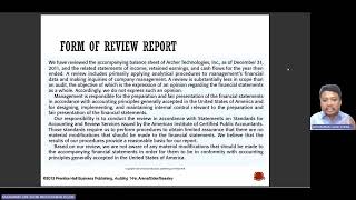 Audit 2/ EAB31103 Group Assignments 2 - AC30 Chapter 25 Topic Other Assurance Services